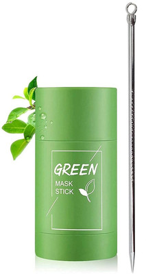 DARYUE Green Stick With Whitehead Pin For Men & Women(2 Items in the set)