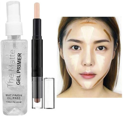 Aylily Make up primer & contour stick for face make up kit(2 Items in the set)