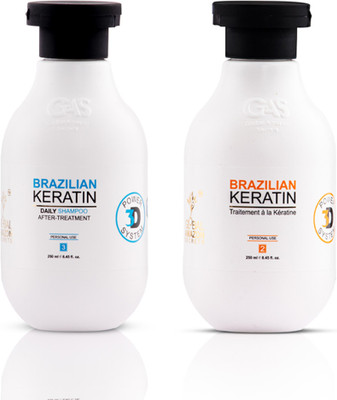 Global Amazon Secrets brazilian keratin shampoo and treatment with Professional Straightening (Pack of 2)(2 Items in the set)