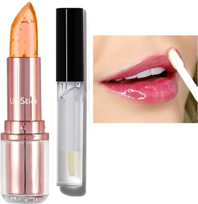 Arcanuy COLOR CHANGE MOISTURIZING GEL LIPSTICK TRANSPARENT 3D LIP GLOSS(2 Items in the set)