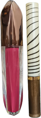 Luipui DARK PINK LIPSTICK AND BROWN EYELINER(1 Items in the set)