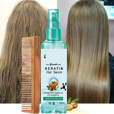 winry FRIZZ CONTROL ARGON HAIR SERUM AND WOOD NEEM COMB(1 Items in the set)