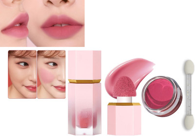 Sheny Long Lasting Lip Tint Waterproof Matte And Liquid Blush Natural Radiant Look(1 Items in the set)
