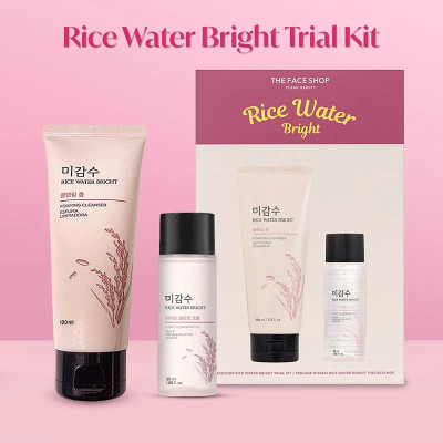 The Face Shop Rice Water Bright Trial Kit(2 Items in the set)