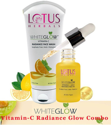 LOTUS HERBALS WhiteGlow Vitamin C Radiance Glow Combo(2 Items in the set)
