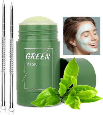 GFSU Professional Blackheads Remover Nidle With 1-Green Mask Stick Combo(2 Items in the set)
