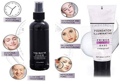 GFSU - GO FOR SOMETHING UNIQUE FACE PROTECT MAKEUP BASE ILLUMINATING WATER PROOF GEL PRIMER COMBO(2 Items in the set)