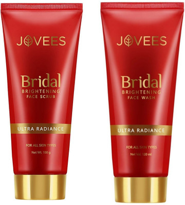 JOVEES Bridal brighting ultra Radiance face wash + scrub(2 Items in the set)