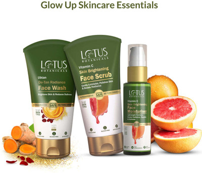 Lotus Botanicals GLOW UP SKINCARE ESSENTIALS(3 Items in the set)