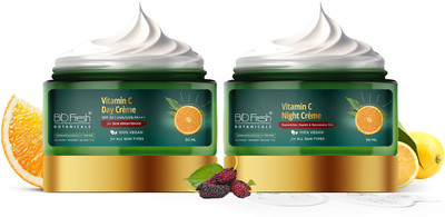Biofresh Botanicals Vitamin C Day Night Cream Combo Anti-Aging Glowing Cream Pack Of 2(50 ml)