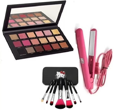 SUBHMUN Eyeshadow & Soft Makeup Brushes & Straightener(3 Items in the set)