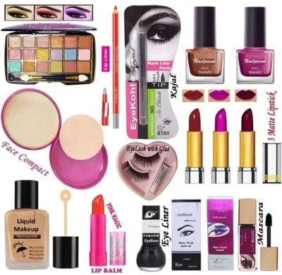 Beauzy Texture Makeup kit of 14 makeup items AR15(14 Items in the set)
