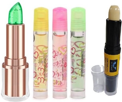 SEUNG GIRLS MAKEUP COMBO OF LIP CARE AND CONTOUR STICK(3 Items in the set)