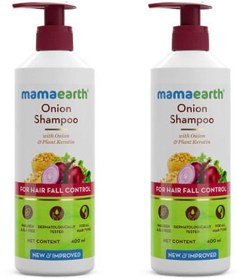Mamaearth Onion Hair Fall Shampoo Family Pack(2 Items in the set)