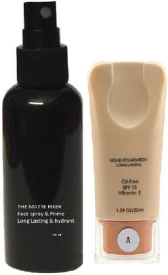 Latixmat Must Recommended Fixer And Foundation Combo(2 Items in the set)