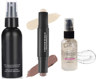 Herrlich BEST PROFESSIONAL PARTY WEDDING MATTE FINISH MAKE UP COMBO KIT(3 Items in the set)