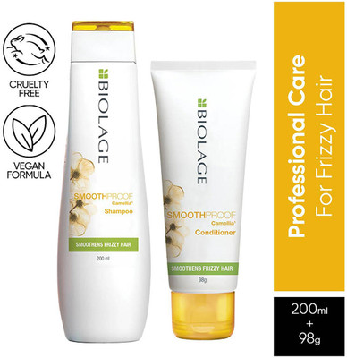 BIOLAGE Smoothproof Shampoo and Conditioner Combo, 72HR Frizz Control(2 Items in the set)