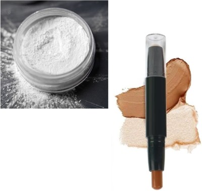 Maryville makeup loose powder with contour stick multi use pack of 2(2 Items in the set)