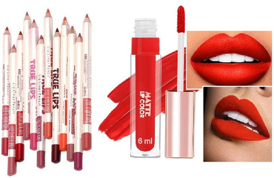 Emijun lip makeup combo for women(2 Items in the set)