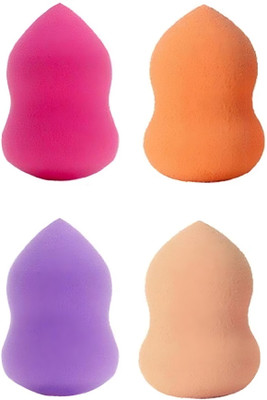 Earthcon Beauty Blender Makeup Sponge Super-Soft for Blending of Foundations, Powders & Creams(4 Items in the set)