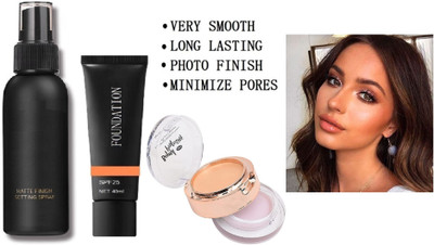 THTC PRIMER+CONCEALER WITH FOUNDATION AND FIXER(3 Items in the set)