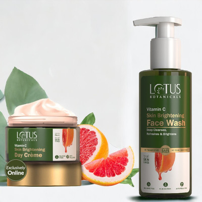 Lotus Botanicals BOTANICALS VITAMIN C DAY CREME WITH FACEWASH(2 Items in the set)