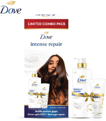 DOVE Intense Repair Combo Pack (Shampoo+Conditioner)(2 Items in the set)