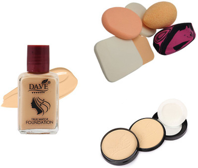 DA.VE Compact+Foundation+Benders n puff(4 Items in the set)