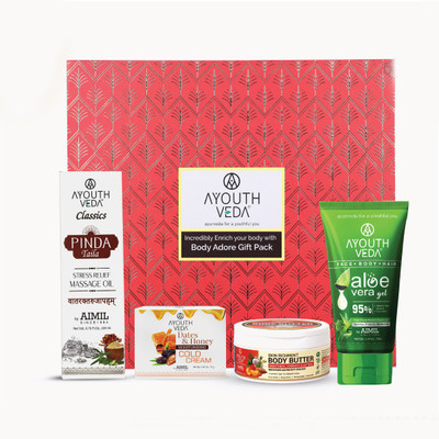 Ayouthveda Enrich Your Body With Adore Gift Pack(4 Items in the set)