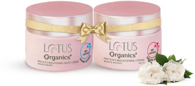 Lotus Organics+ Precious Brightening Day And Night Creme Combo(2 Items in the set)
