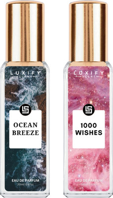 Luxify Scent Ocean Breeze and 1000 Wishes | Long-Lasting | Luxury Gift Pack(2 Items in the set)