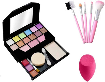 mkldsrh 6155 make up kit with Essential Brushes make up brushes with beauty blenders for face make up kit(3 Items in the set)