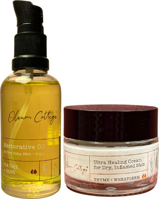 Oleum Cottage Skincare Bundle for Psoriasis, Dermatitis(2 Items in the set)