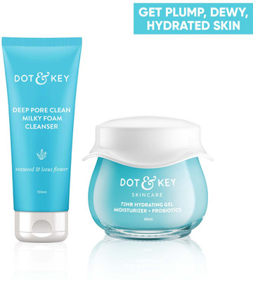 Dot & Key Deep Pore Care Combo | Cleanser 100ml, Gel Moisturizer 60ml(2 Items in the set)