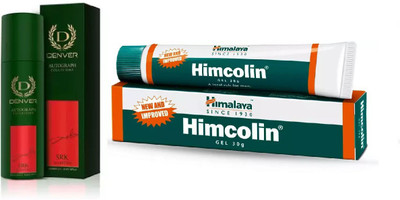 HIMALAYA himcolin gel 30 ml with SRK Maestro Autograph Collection Deodorant Spray – For Men (2 Items in the set)
