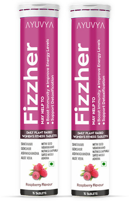 Ayuvya Combo of Fizzher Boost Energy Levels With Ayurvedic Ingredients 30 Capsules(2 Items in the set)