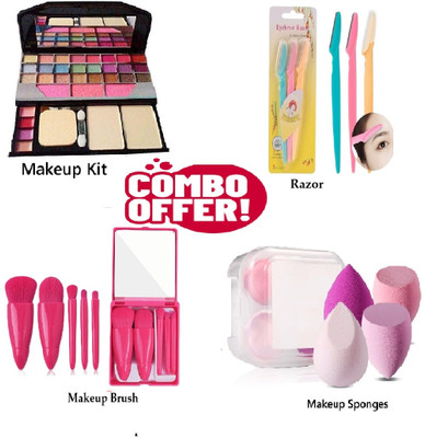 Pink Square GRWM Makeup Combo kit for women (Pack of 4)(4 Items in the set)