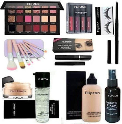 FLIPZON NEW BEST Makeup Cosmetics combo kit set of 11 items(11 Items in the set)