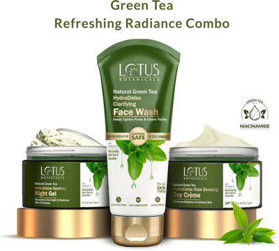 Lotus Botanicals BOTANICALS GREEN TEA REFRESHING COMBO(3 Items in the set)
