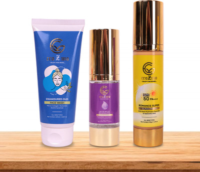 crozmo Lily of the Valley Face Serum 30ml | Marine Collagen + Hyaluronic Acid + Ceramide | Face wash | serum(3 Items in the set) crozmo Lily of the Valley Face Serum 30ml | Marine Collagen + Hyaluronic Acid + Ceramide | Face wash | serum(3 Items in the set)