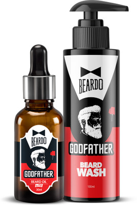 BEARDO Beard Oil & Beard Wash |Soft Smooth Beard | Nourishment Cleanses(2 Items in the set)