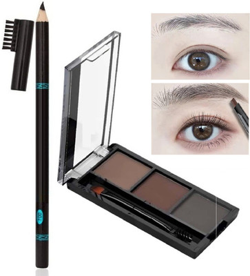 Latixmat Instant Eyebrow Powder Cake Palette With Eyebrow Pencil(2 Items in the set)