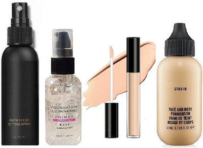 bAIRSTOW Best Makeup Combo Kit Professional Studio Combo Face and Body Foundation(4 Items in the set)