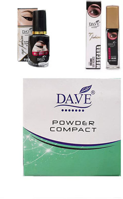 DA.VE Eyeliner + Compact + Mascara(3 Items in the set)