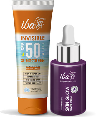 Iba Face Glow Power Serum + Sunscreen Combo(2 Items in the set)