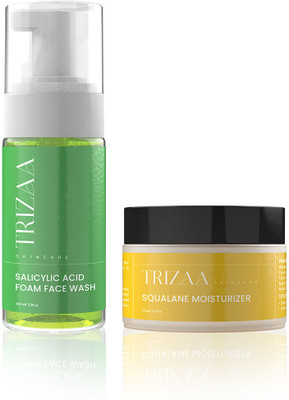 Trizaa Salicylic Acid Foam Face Wash and Squalane Moisturizer(2 Items in the set)