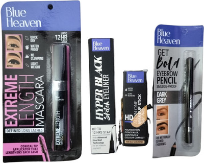 BLUE HEAVEN HD All In One Makeup Combo(4 Items in the set)