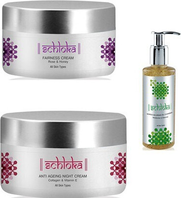 MODICARE SCHLOKA anti ageing cream 1+fairness cream1+moroccan argan(3 Items in the set)