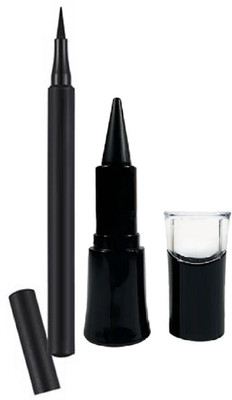 Neycare LONG LASTING NEW SUPER PERFECT MATTE EYE LINER WITH KAJAL PACK OF 2(2 Items in the set)