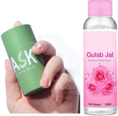ADJD SUMMER GREEN STICK WITH ROSE WATER(2 Items in the set)